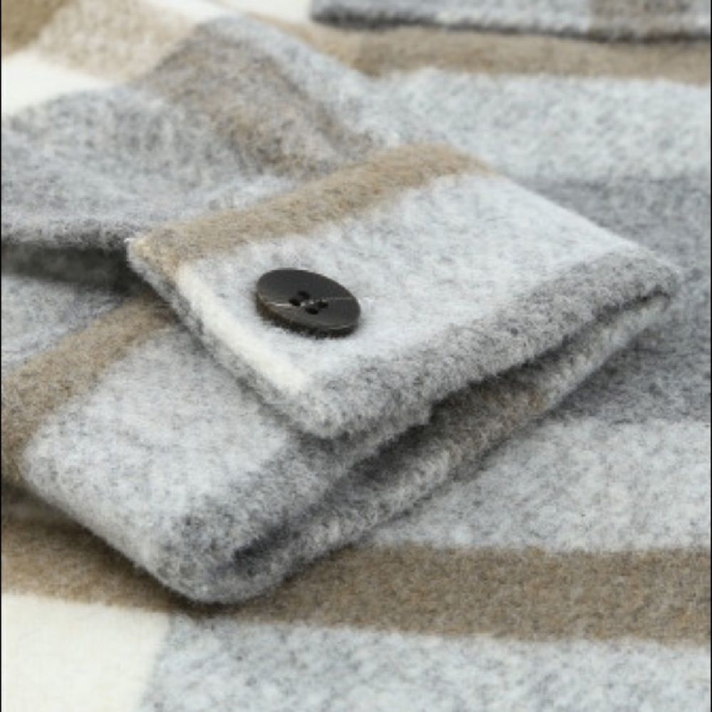 Plaid Oversized Flannel Shacket - Picture 10 of 11